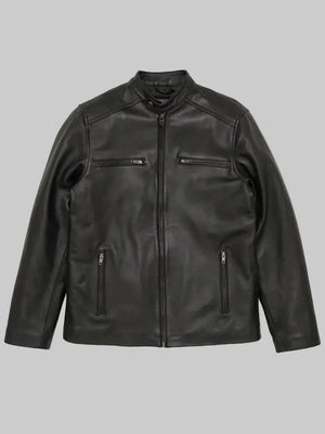 Mens-Thompson-Black-Leather-Moto-Jacket