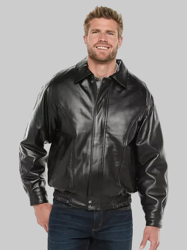 Mens-Vintage-Leather-Bomber-Jacket