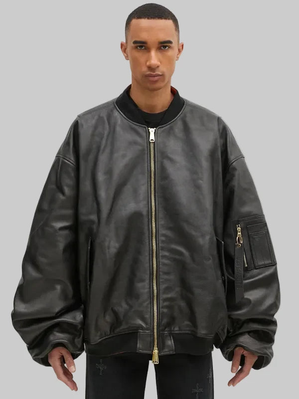 Oversized-Black-Leather-Bomber-Jacket-Men