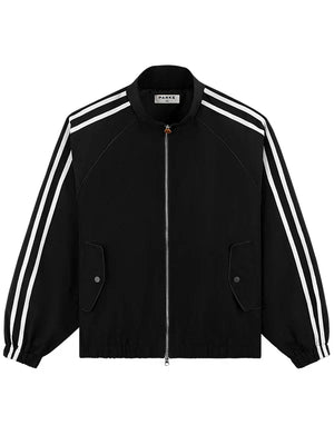 Parke-Sport-Stripe-Nylon-Track-Jacket-Black