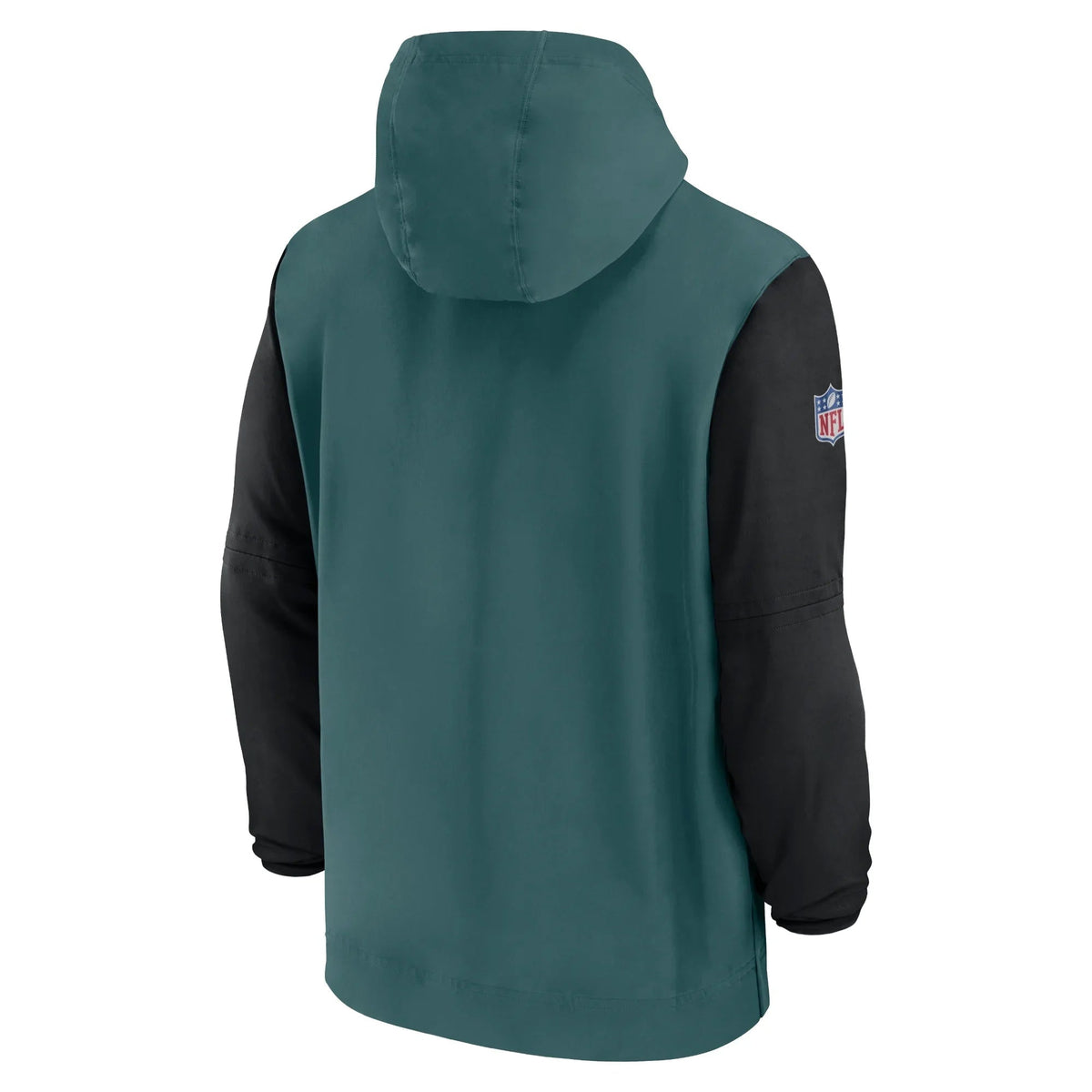 Philadelphia_Eagles_Green_and_Black_Sideline_Pre-Game_Half-Zip_Hoodie_Jacket