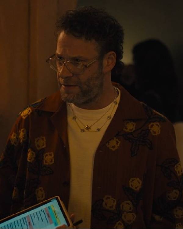 Platonic Seth Rogen Floral Pattern Shirt USA Jackets
