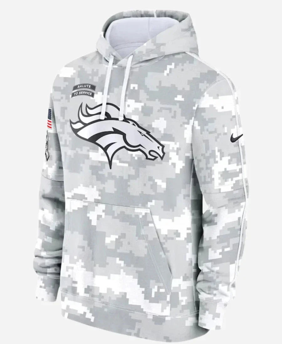 Salute To Service Denver Broncos Camo 2024 Hoodie Zing Apparel