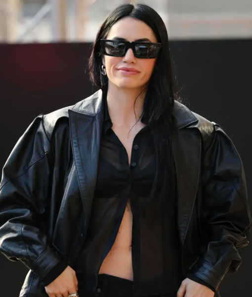 Lali Espósito 73rd San Sebastian International Film Festival Leather Jacket USA Jackets