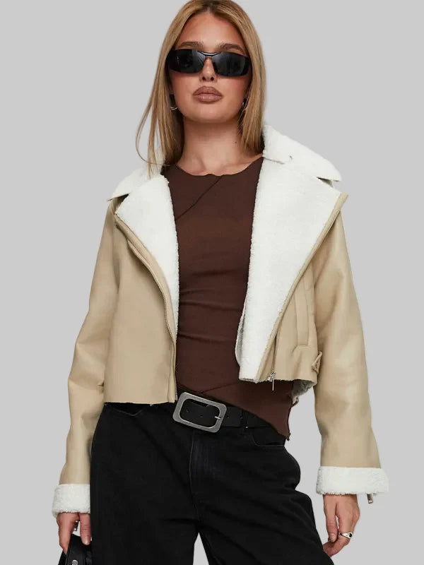 Shearling-Trim-Faux-Leather-Jacket-Beige