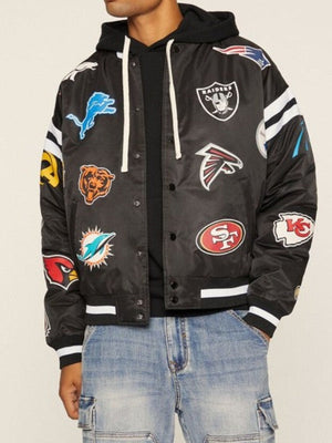NFL Jacket With All Team Logos Zing Apparel