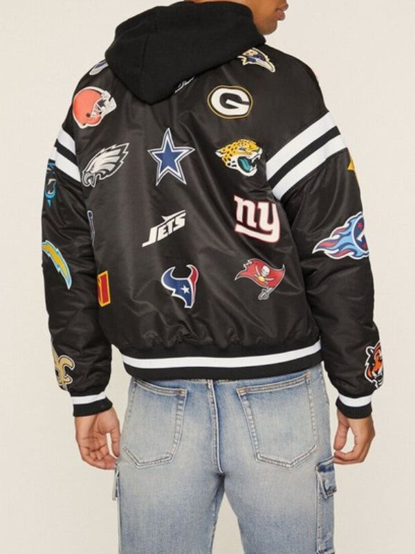 NFL Jacket With All Team Logos Zing Apparel