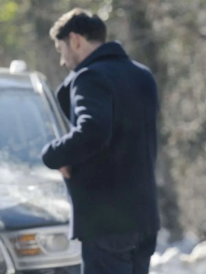 Tom Ellis CIA 2026  Wool Peacoat