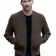  Tom Ellis CIA S01 Brown Polyester Bomber Jacket