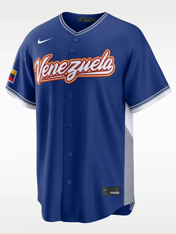 Venezuela Baseball Jersey 2026 Blue
