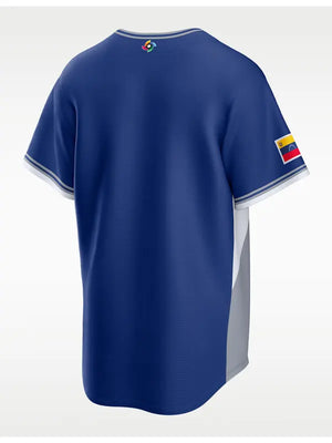 Venezuela Baseball Jersey 2026 Blue Sale