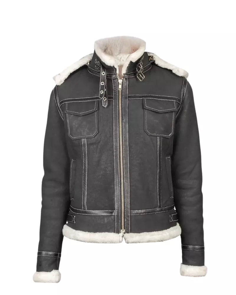 women-black-leather-shearling-jacket-with-hood
