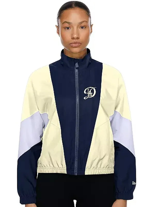 Women's Los Angeles Dodgers Bomber Jacket Zip