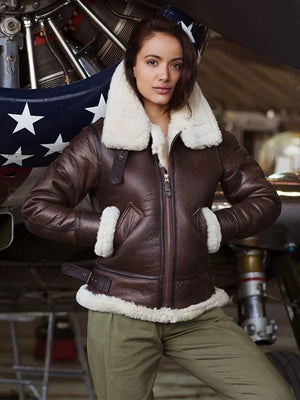 Womens-B-3-Bomber-Jacket-Brown
