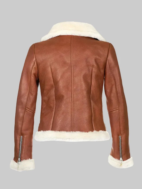 Womens-Chestnut-Aviator-Shearling-Leather-Jacket-Back