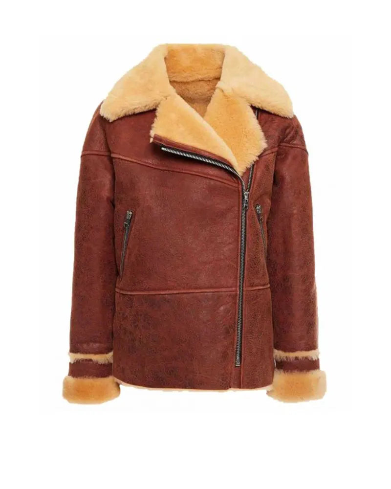 womens-distressed-brown-shearling-jacket