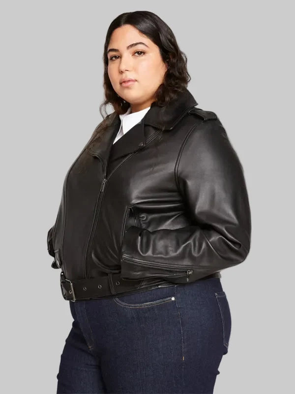 Womens-Leeron-Leather-Moto-Jacket-Black