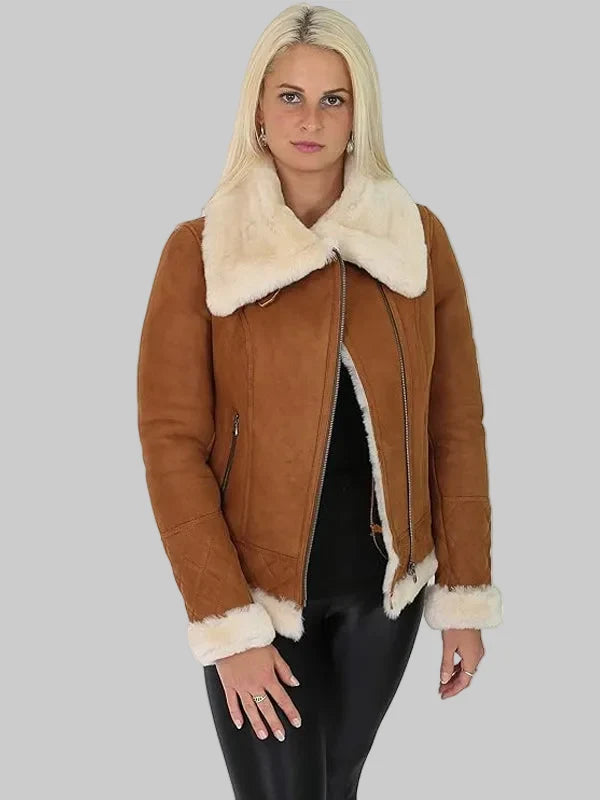 Womens-Sheepskin-Merino-Shearling-Aviator-Jacket
