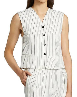 Only Murders In The Building Selena Gomez Pinstriped Vest NYC Jackets