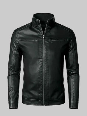fit-slim-black-biker-leather-jacket-for-men