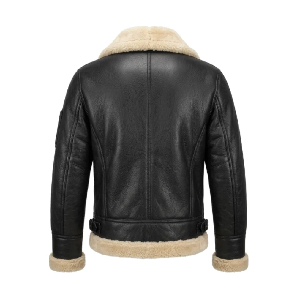 mens-black-sheepskin-shearling-jacket