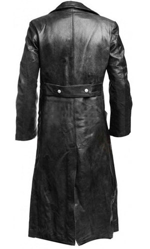 Black Leather Coat - WW2 Coat
